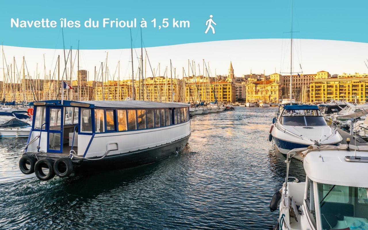 Aux Pieds De La Bonne Mere - Centre - Wifi Marselha Exterior foto
